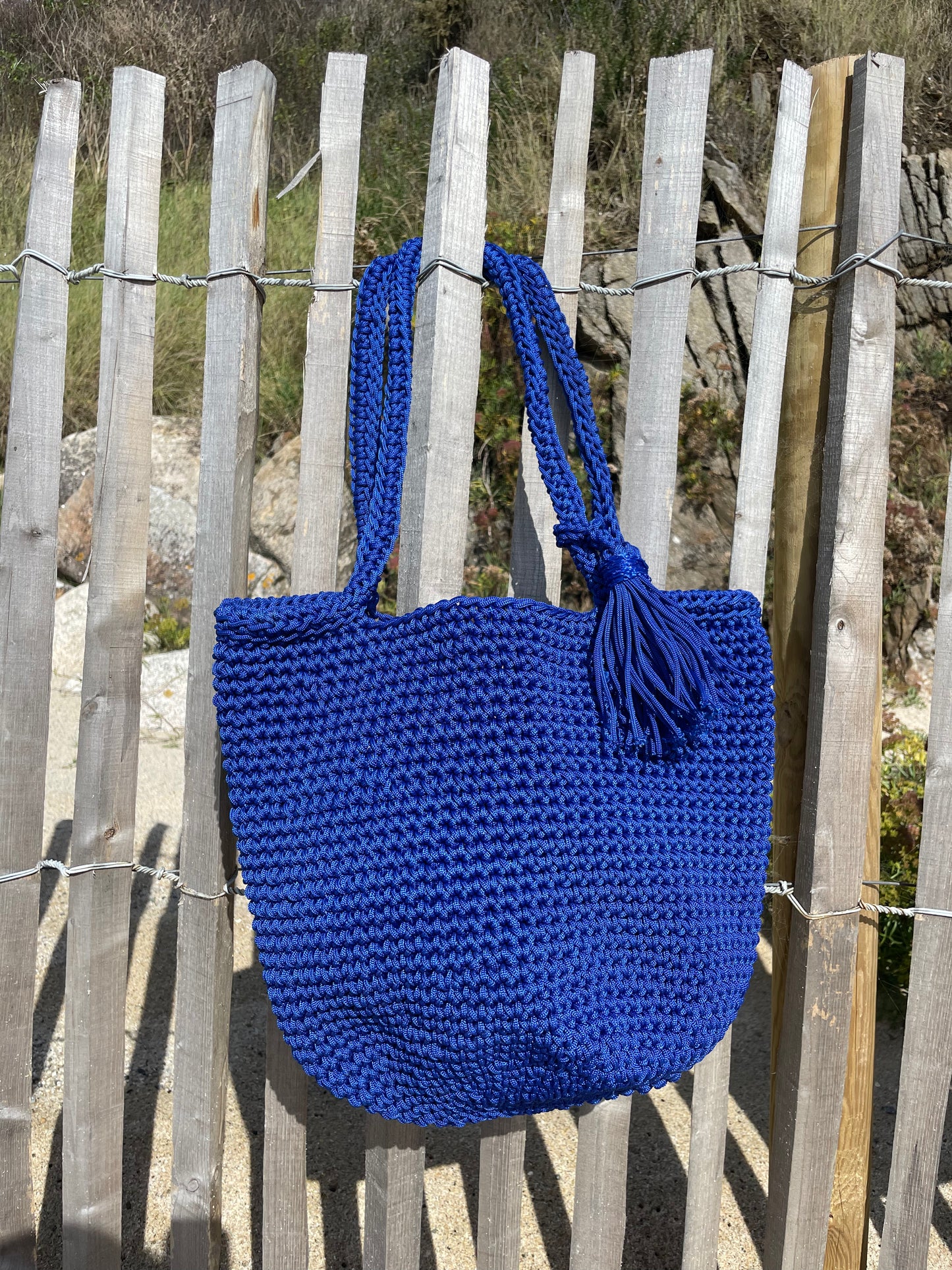 SAFI cabas fil bleu