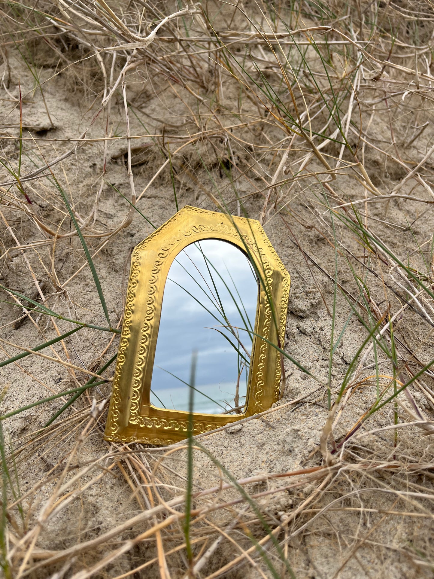 MEDINA miroir porte en laiton