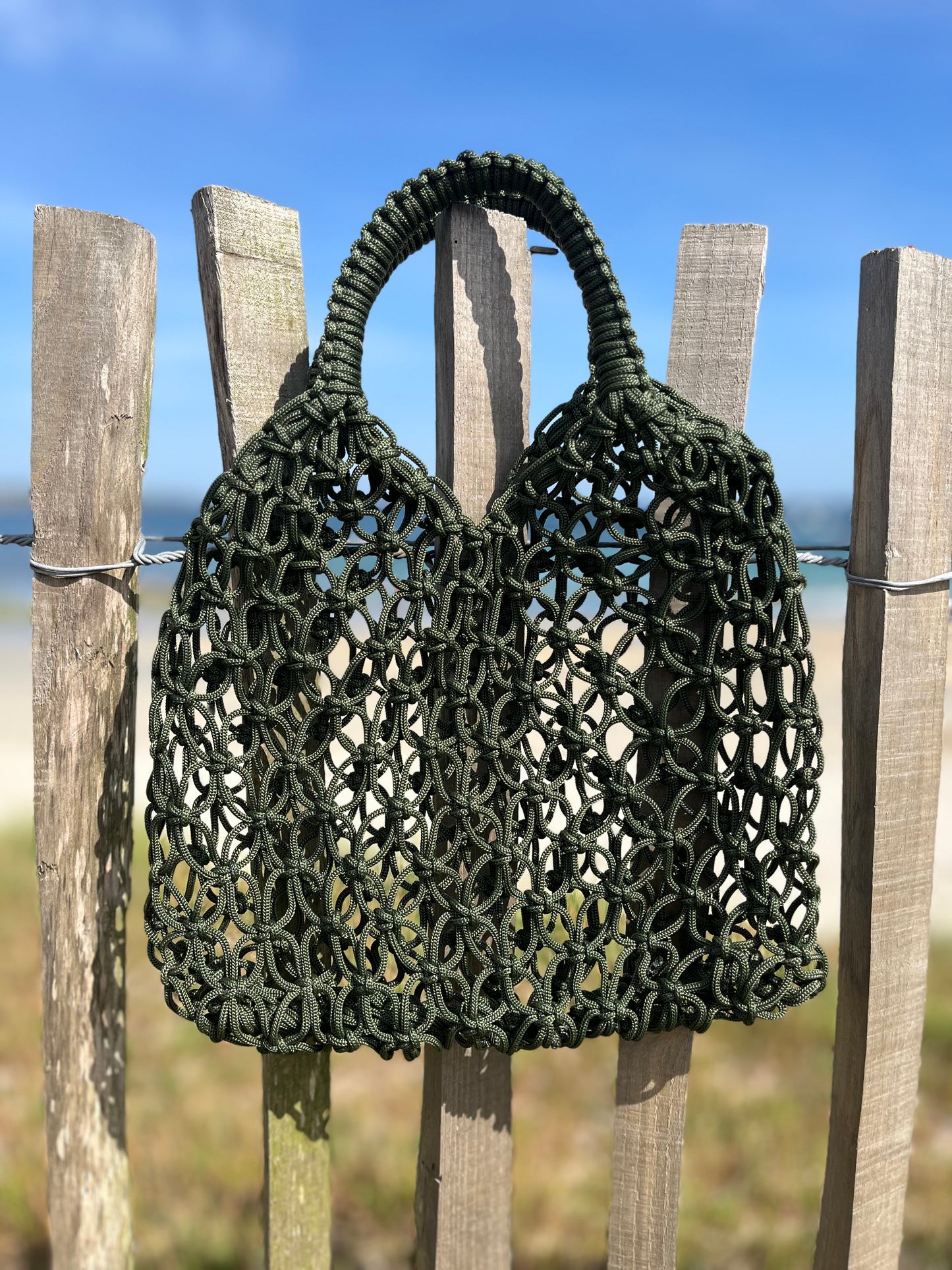 SAFI sac à mains vert kaki