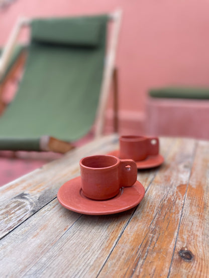 SAHRA mini tasse espresso avec soucoupe